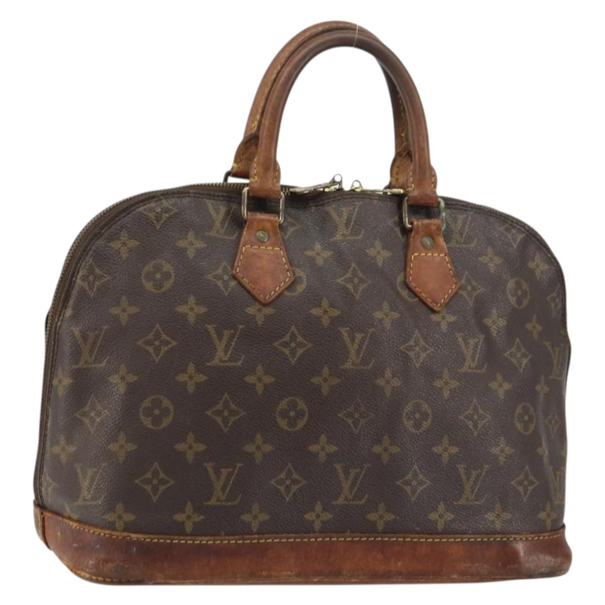 LOUIS VUITTON Monogram Alma Hand Bag M51130 LV Auth BA8534
