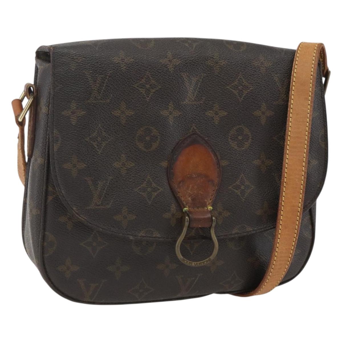 LOUIS VUITTON Monogram Saint Cloud GM Shoulder Bag M51242 LV Auth BA8536