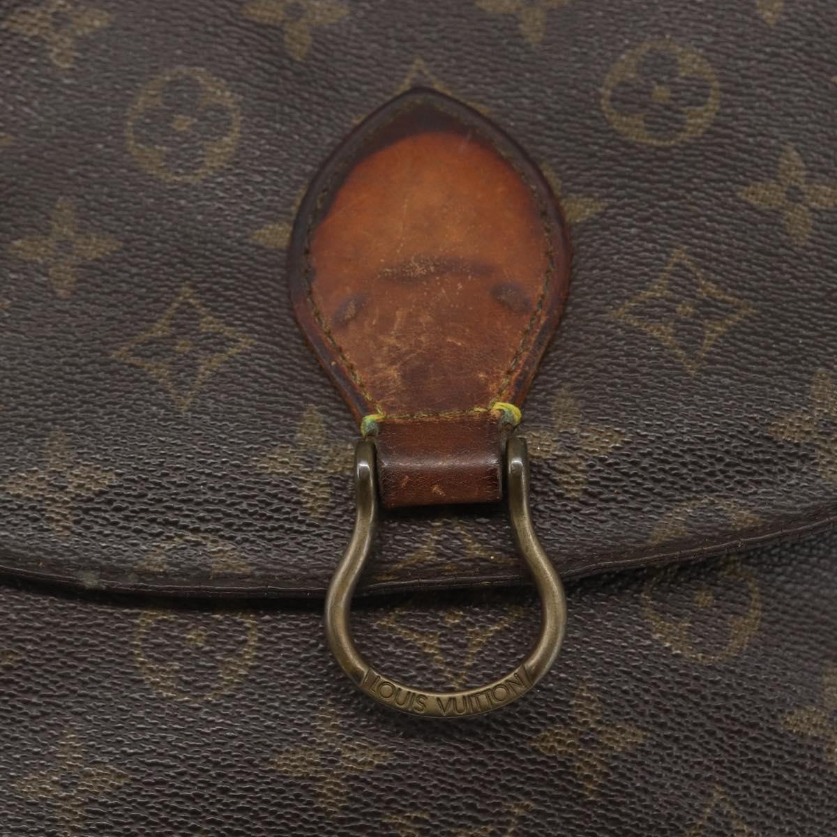 LOUIS VUITTON Monogram Saint Cloud GM Shoulder Bag M51242 LV Auth BA8536