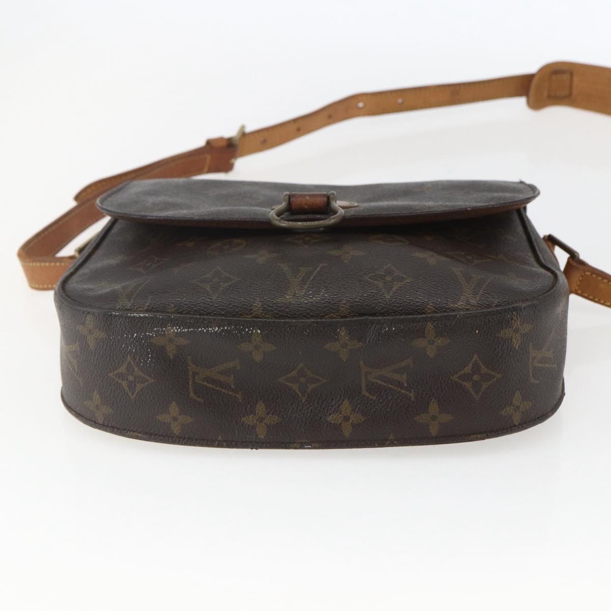 LOUIS VUITTON Monogram Saint Cloud GM Shoulder Bag M51242 LV Auth BA8536