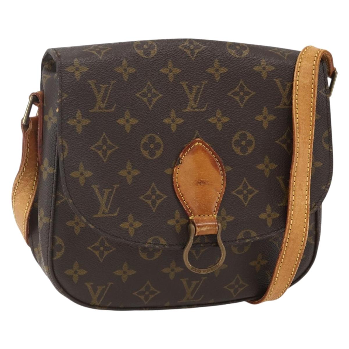 LOUIS VUITTON Monogram Saint Cloud GM Shoulder Bag M51242 LV Auth BA8537