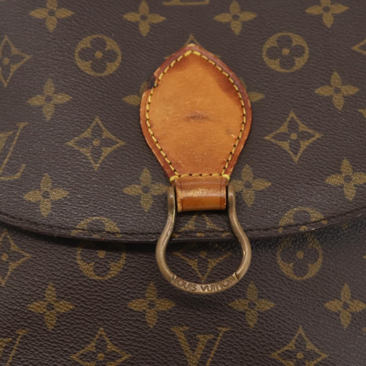 LOUIS VUITTON Monogram Saint Cloud GM Shoulder Bag M51242 LV Auth BA8537