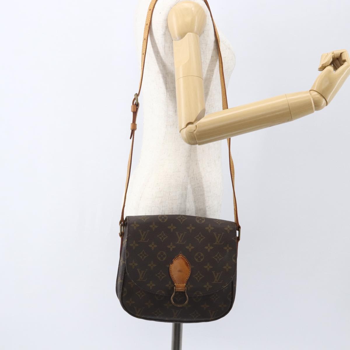 LOUIS VUITTON Monogram Saint Cloud GM Shoulder Bag M51242 LV Auth BA8537