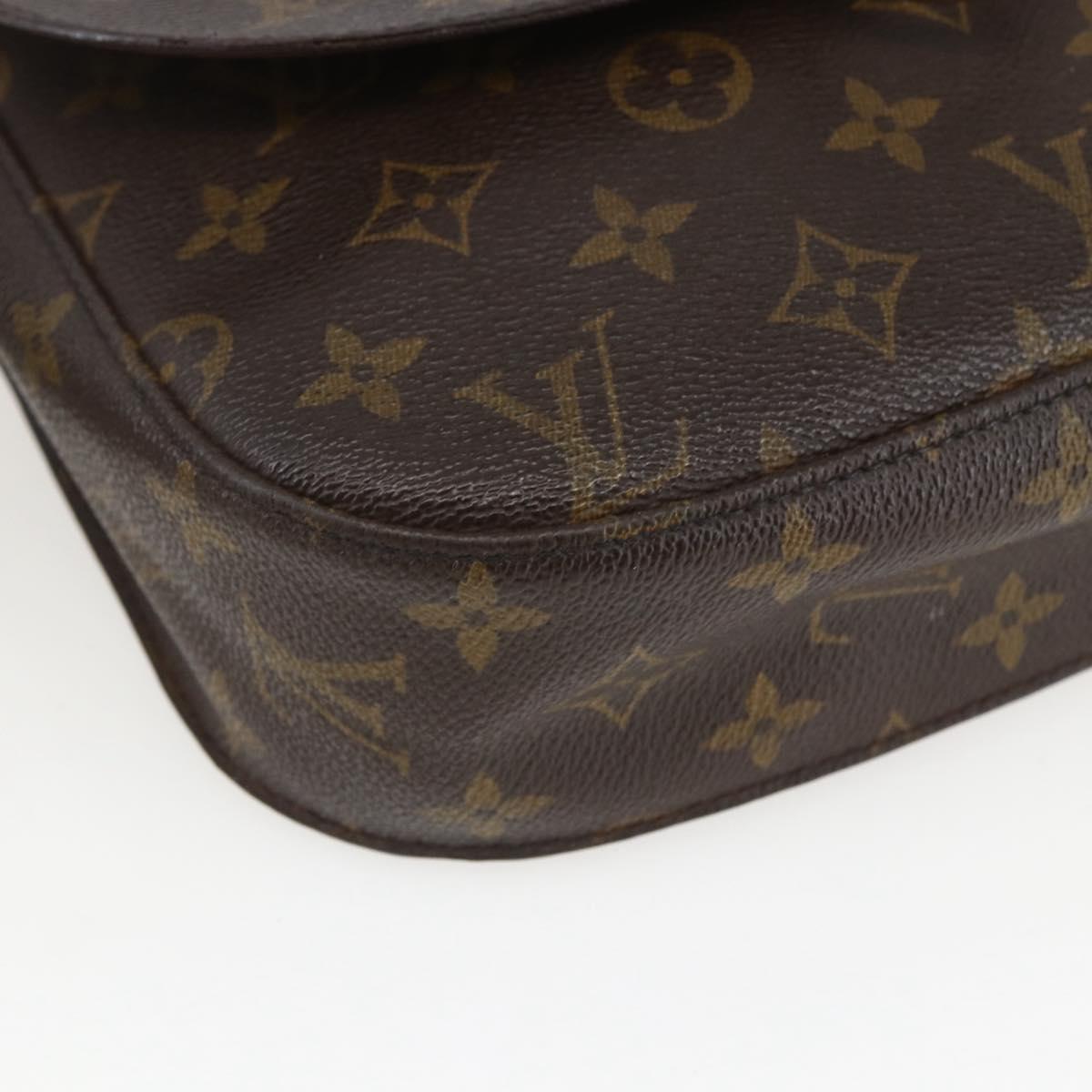 LOUIS VUITTON Monogram Saint Cloud GM Shoulder Bag M51242 LV Auth BA8538