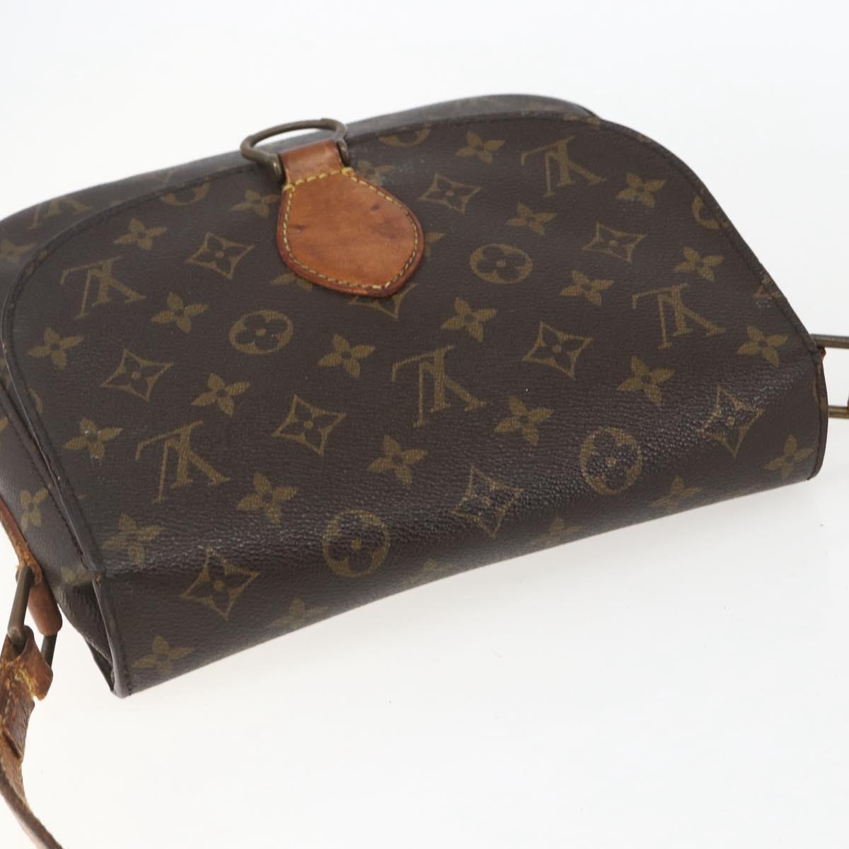 LOUIS VUITTON Monogram Saint Cloud GM Shoulder Bag M51242 LV Auth BA8538