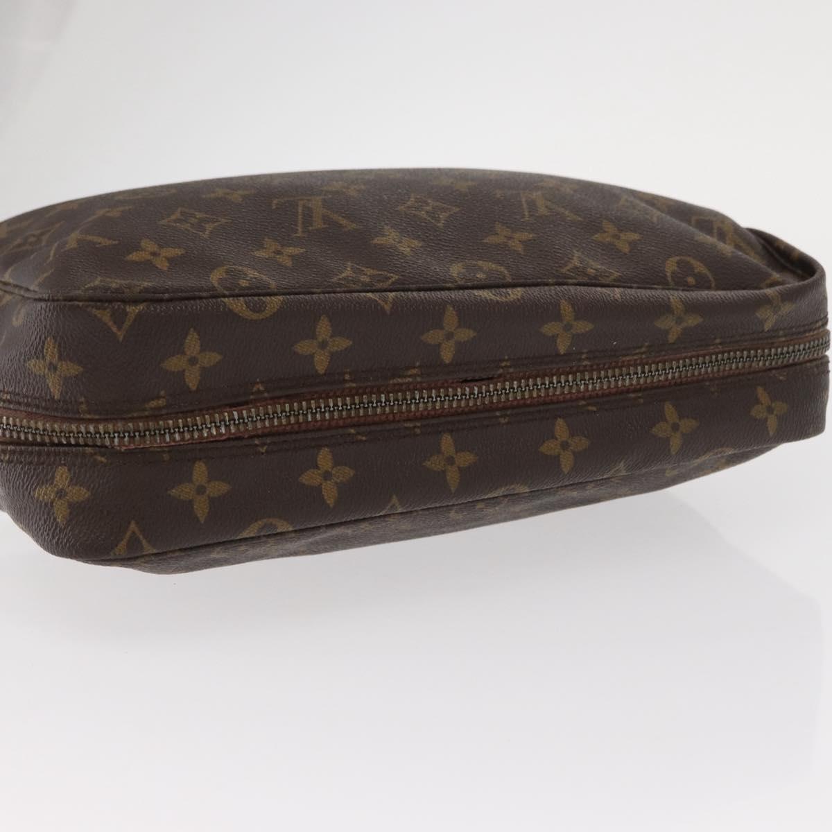 LOUIS VUITTON Monogram Trousse Toilette 28 Clutch Bag M47522 LV Auth BA8543