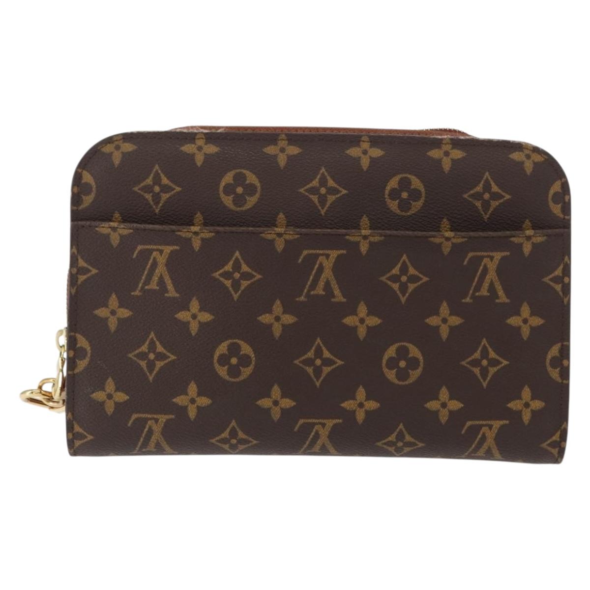 LOUIS VUITTON Monogram Orsay Clutch Bag M51790 LV Auth BA8548