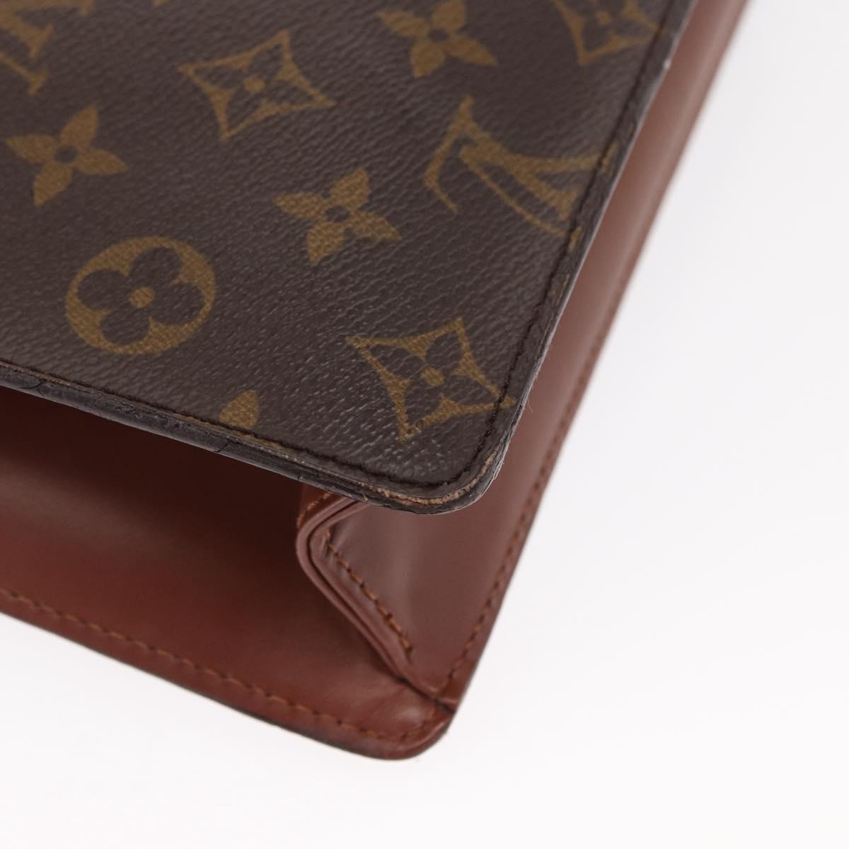 LOUIS VUITTON Monogram Monceau 28 Hand Bag M51185 LV Auth BA8549