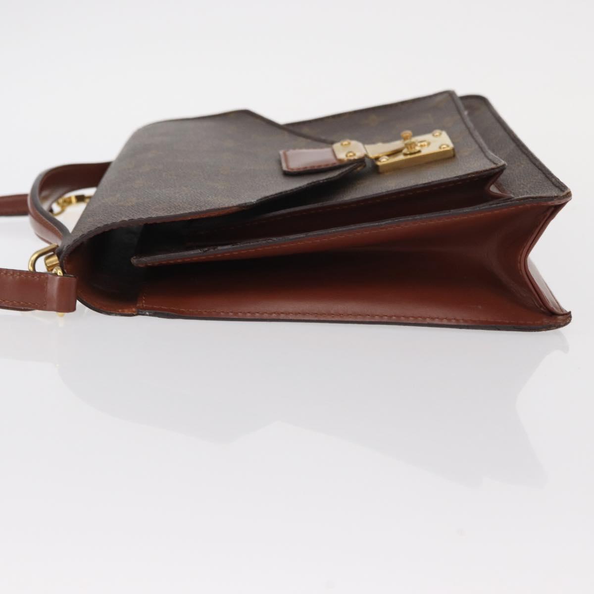 LOUIS VUITTON Monogram Monceau 28 Hand Bag M51185 LV Auth BA8549