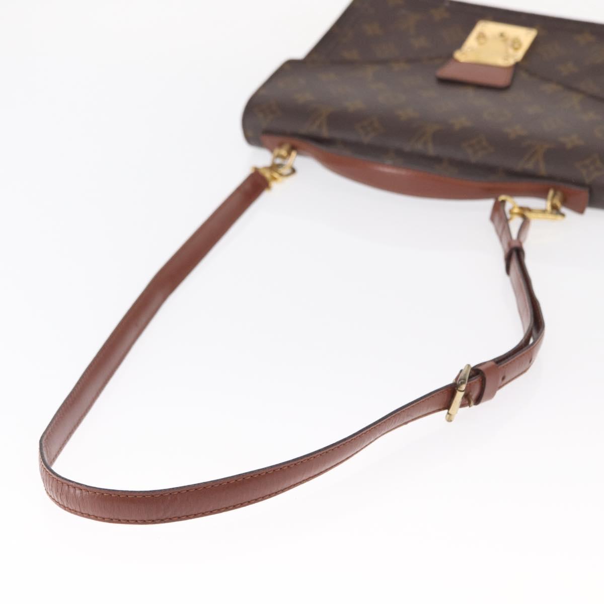 LOUIS VUITTON Monogram Monceau 28 Hand Bag M51185 LV Auth BA8549