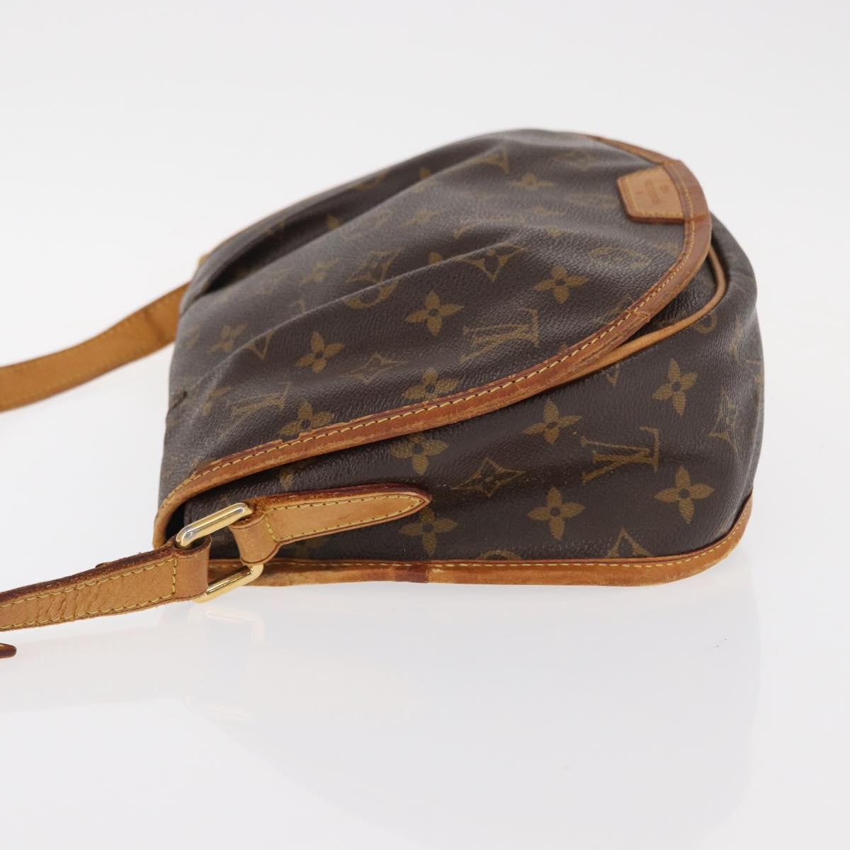 LOUIS VUITTON Monogram Menilmontant PM Shoulder Bag M40474 LV Auth BA8553
