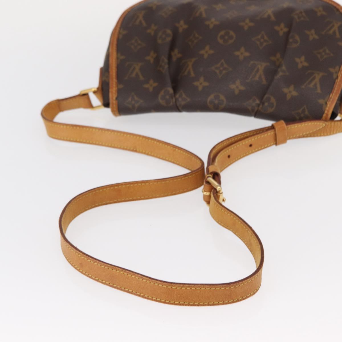 LOUIS VUITTON Monogram Menilmontant PM Shoulder Bag M40474 LV Auth BA8553