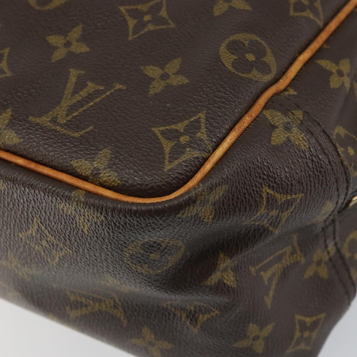 LOUIS VUITTON Monogram Deauville Hand Bag M47270 LV Auth BA8555