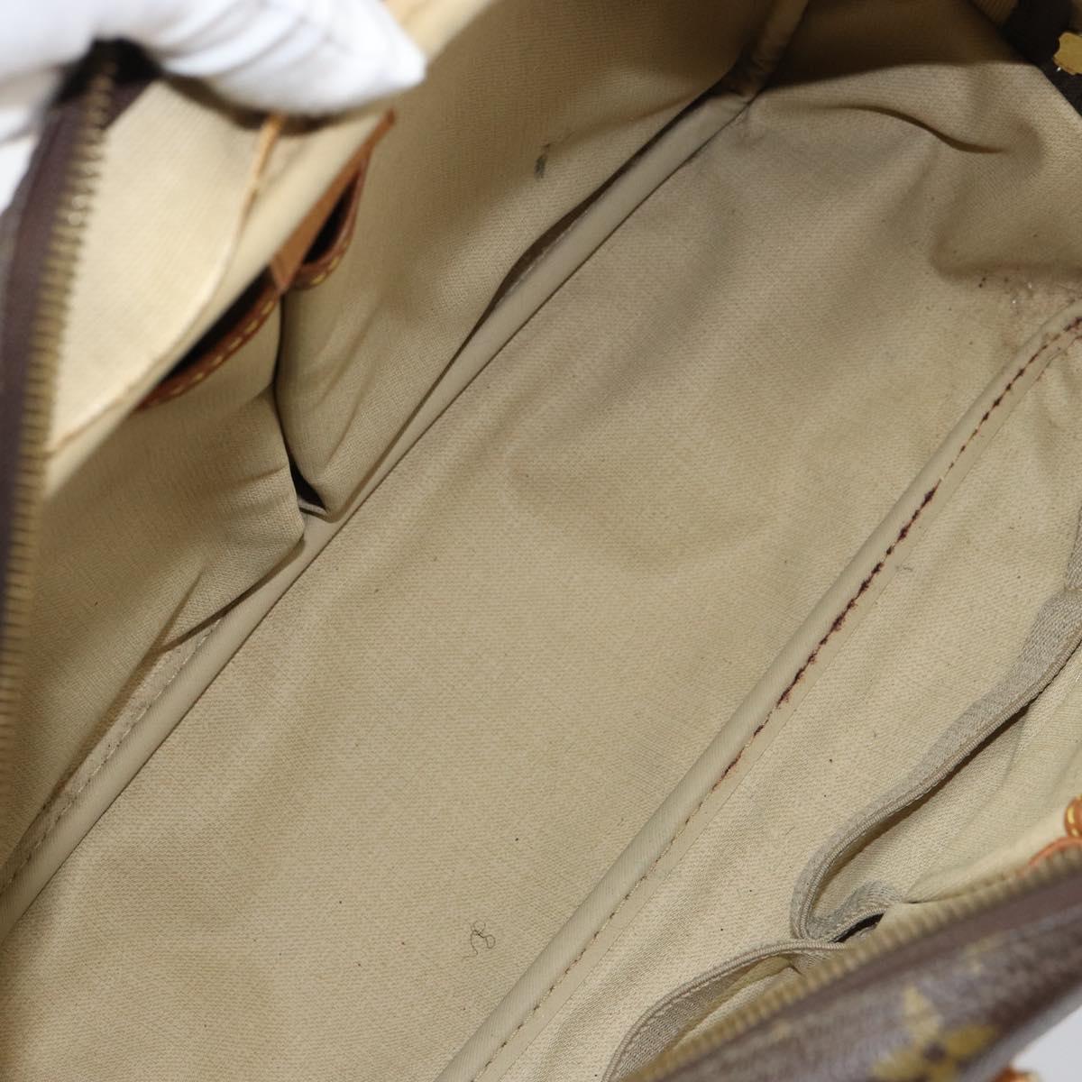 LOUIS VUITTON Monogram Deauville Hand Bag M47270 LV Auth BA8555