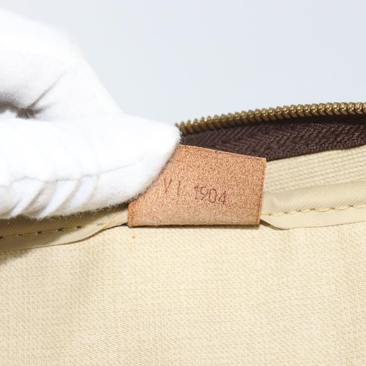 LOUIS VUITTON Monogram Deauville Hand Bag M47270 LV Auth BA8555