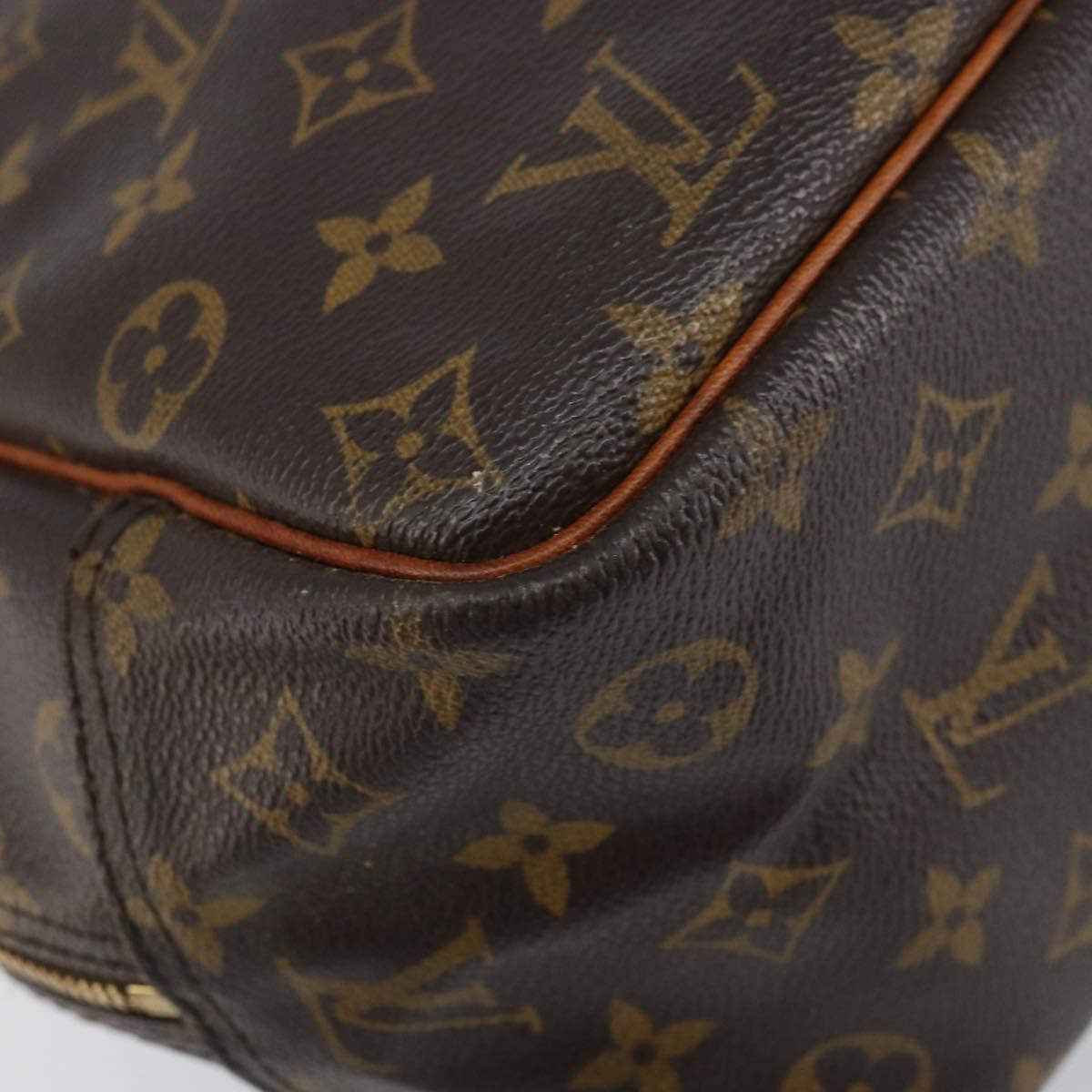 LOUIS VUITTON Monogram Deauville Hand Bag M47270 LV Auth BA8557