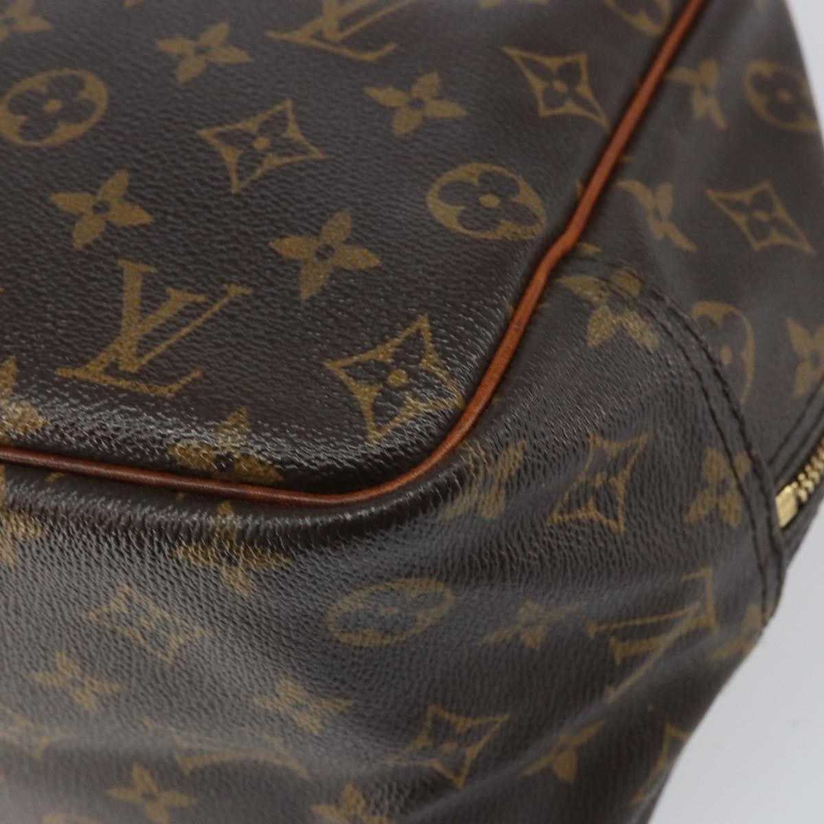 LOUIS VUITTON Monogram Deauville Hand Bag M47270 LV Auth BA8557