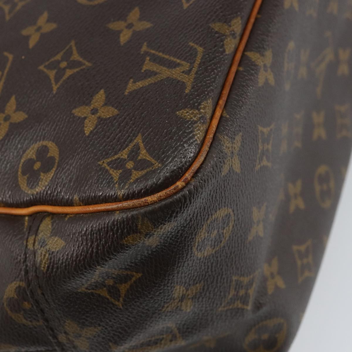 LOUIS VUITTON Monogram Deauville Hand Bag M47270 LV Auth BA8557