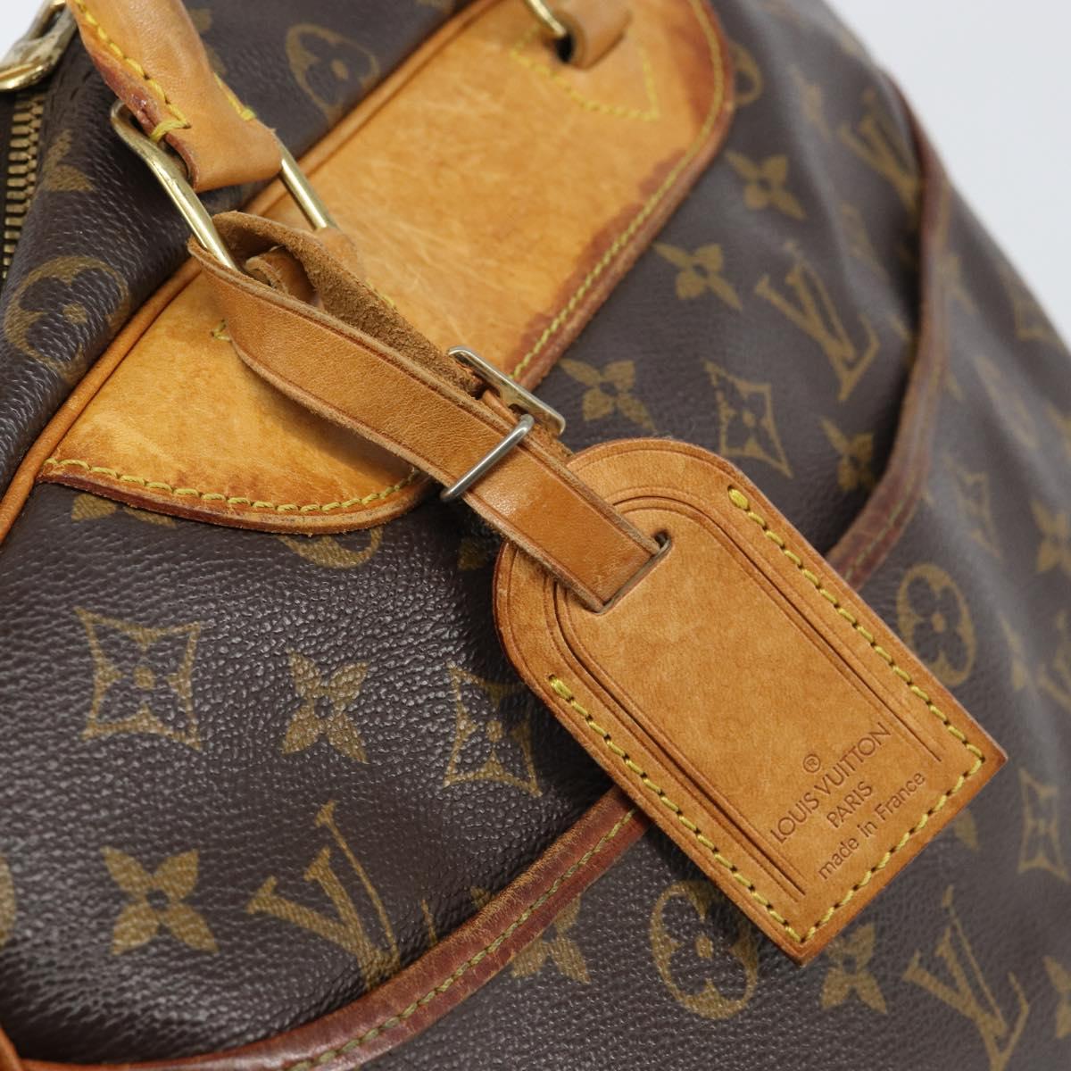LOUIS VUITTON Monogram Deauville Hand Bag M47270 LV Auth BA8557