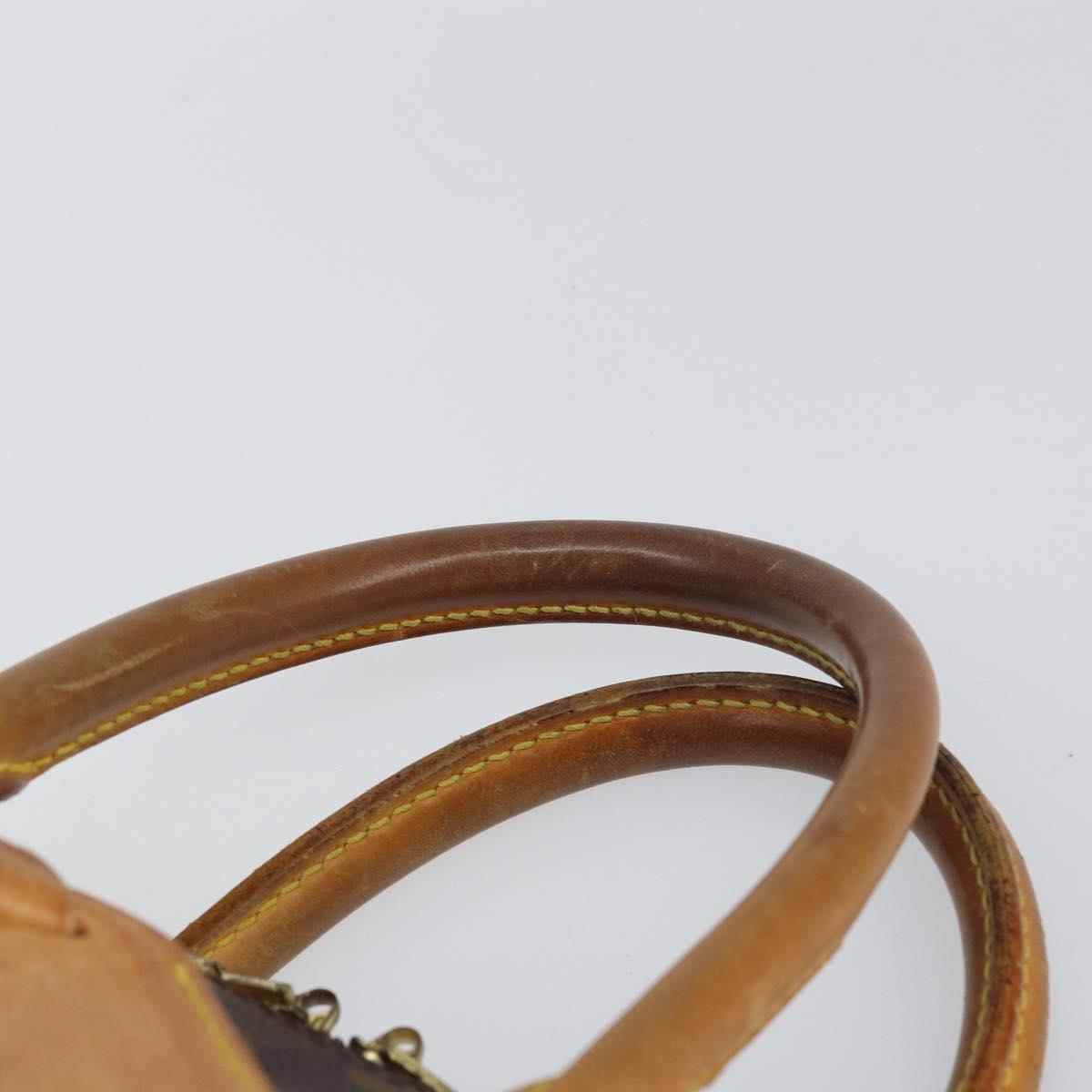 LOUIS VUITTON Monogram Deauville Hand Bag M47270 LV Auth BA8557