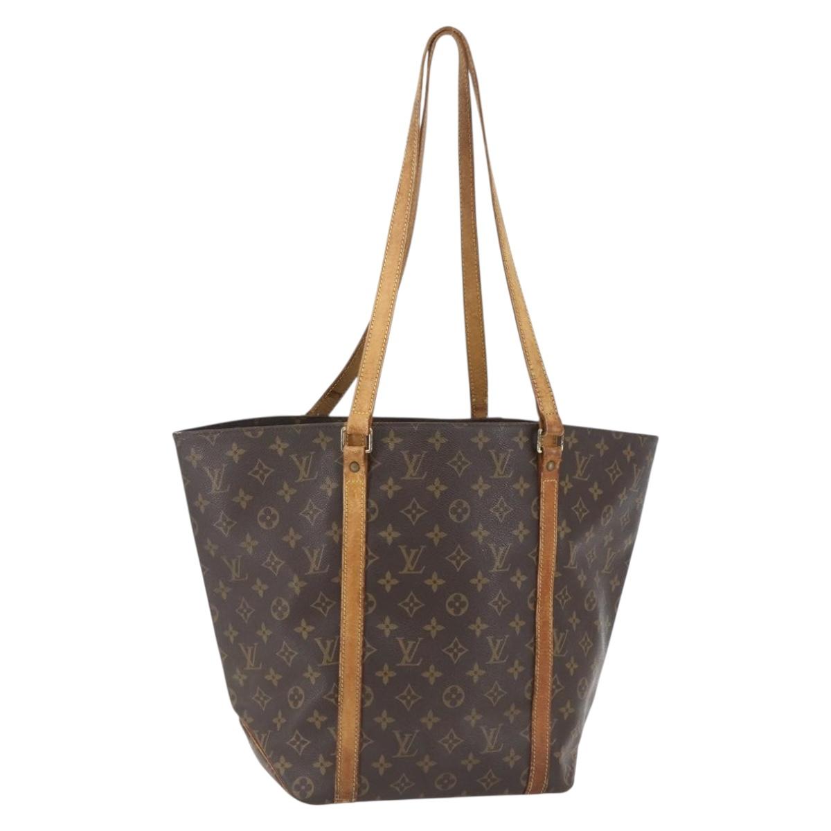 LOUIS VUITTON Monogram Sac Shopping Tote Bag M51108 LV Auth BA8568