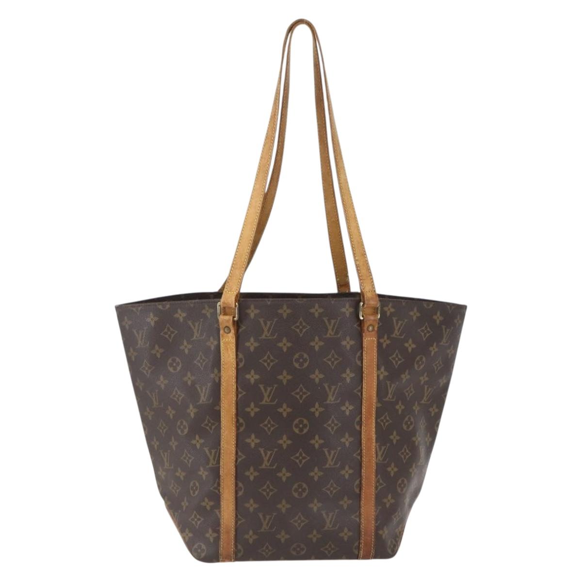 LOUIS VUITTON Monogram Sac Shopping Tote Bag M51108 LV Auth BA8568