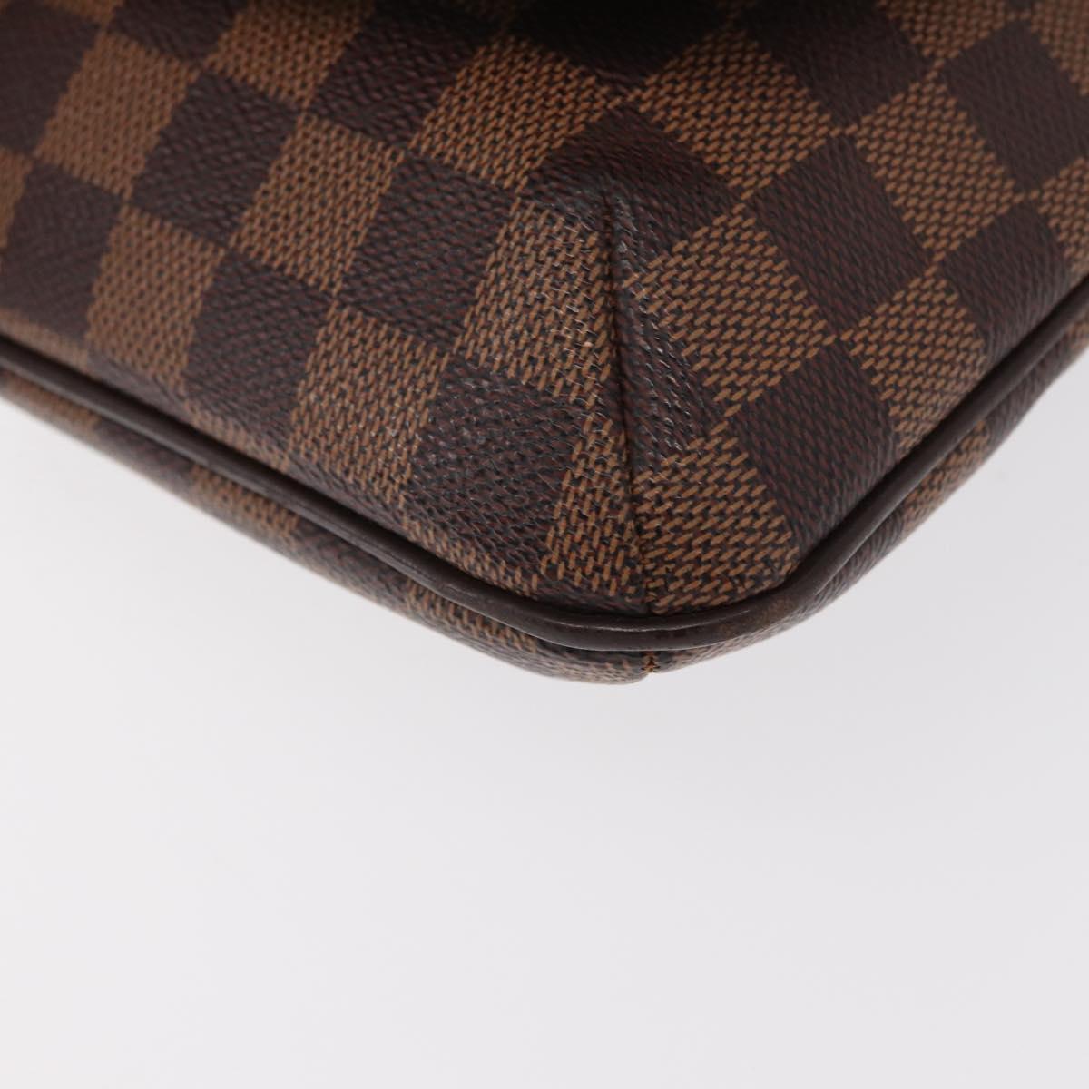 LOUIS VUITTON Damier Ebene Musette Salsa Short Shoulder Bag N51260 Auth BA8574