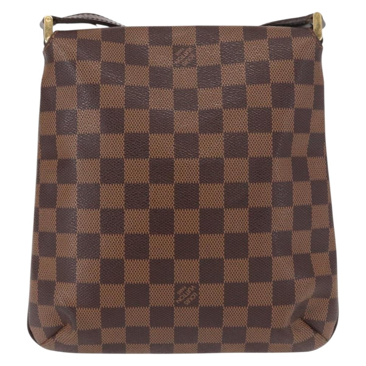 LOUIS VUITTON Damier Ebene Musette Salsa Short Shoulder Bag N51260 Auth BA8574