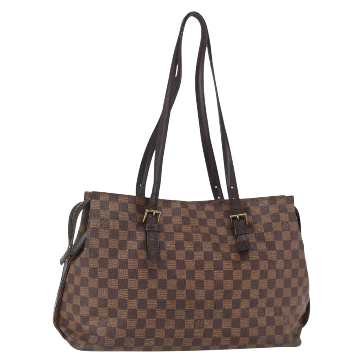 LOUIS VUITTON Damier Ebene Chelsea Tote Bag N51119 LV Auth BA8579