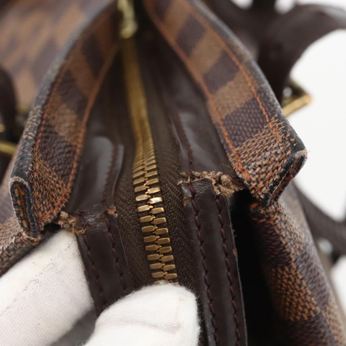 LOUIS VUITTON Damier Ebene Chelsea Tote Bag N51119 LV Auth BA8579