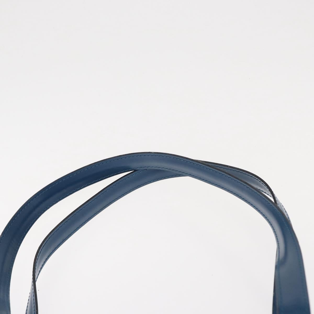 LOUIS VUITTON Epi Saint Jacques Poignees Long Bag Blue M52265 LV Auth BA8582