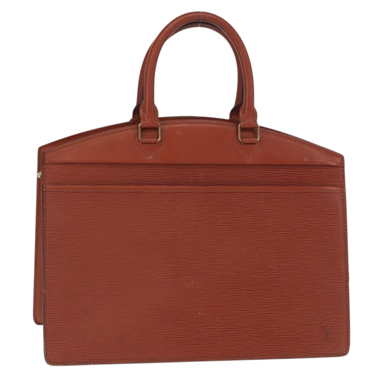 LOUIS VUITTON Epi Riviera Hand Bag Brown M48183 LV Auth BA8583