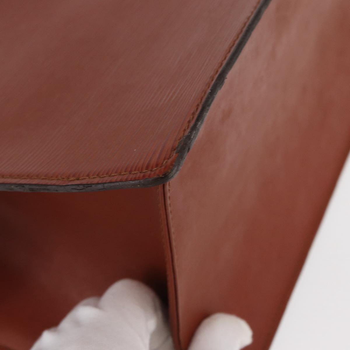 LOUIS VUITTON Epi Riviera Hand Bag Brown M48183 LV Auth BA8583