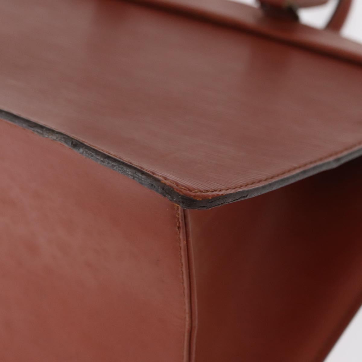 LOUIS VUITTON Epi Riviera Hand Bag Brown M48183 LV Auth BA8583