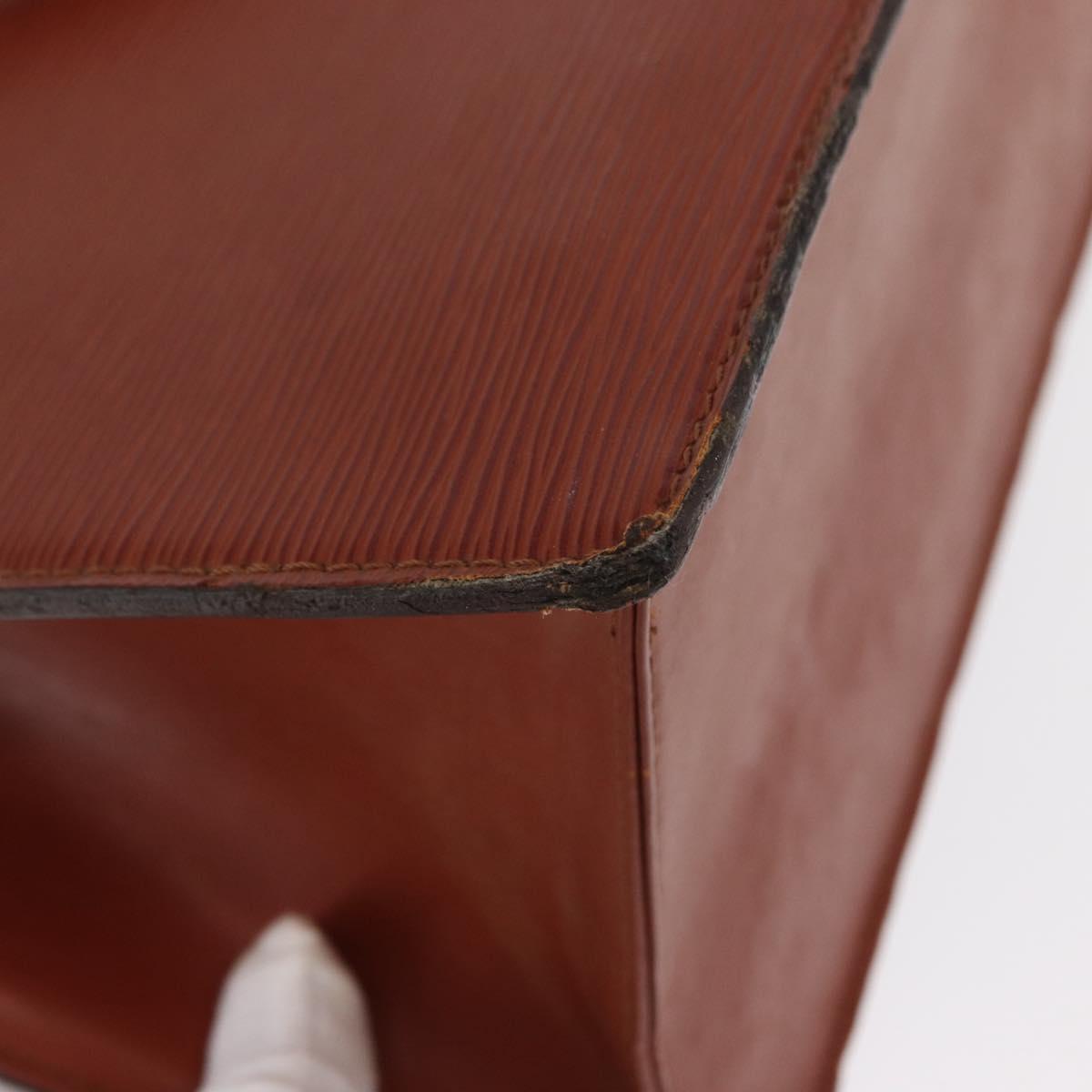 LOUIS VUITTON Epi Riviera Hand Bag Brown M48183 LV Auth BA8583