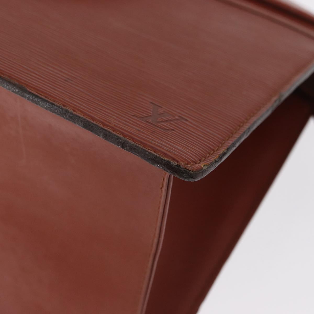 LOUIS VUITTON Epi Riviera Hand Bag Brown M48183 LV Auth BA8583