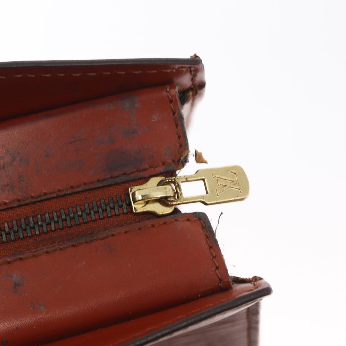 LOUIS VUITTON Epi Riviera Hand Bag Brown M48183 LV Auth BA8583