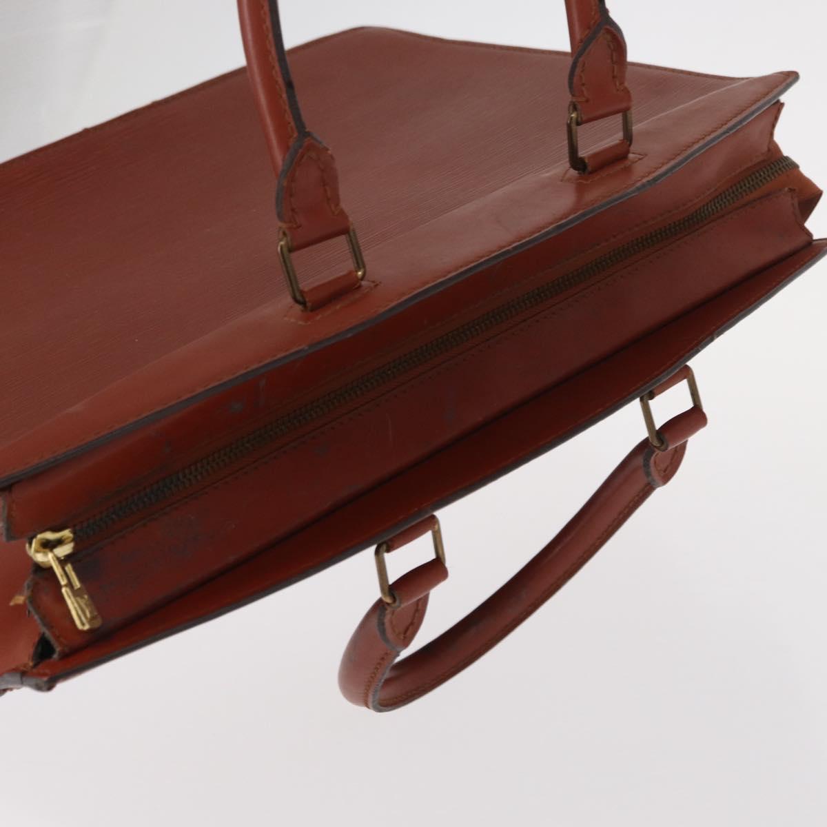 LOUIS VUITTON Epi Riviera Hand Bag Brown M48183 LV Auth BA8583