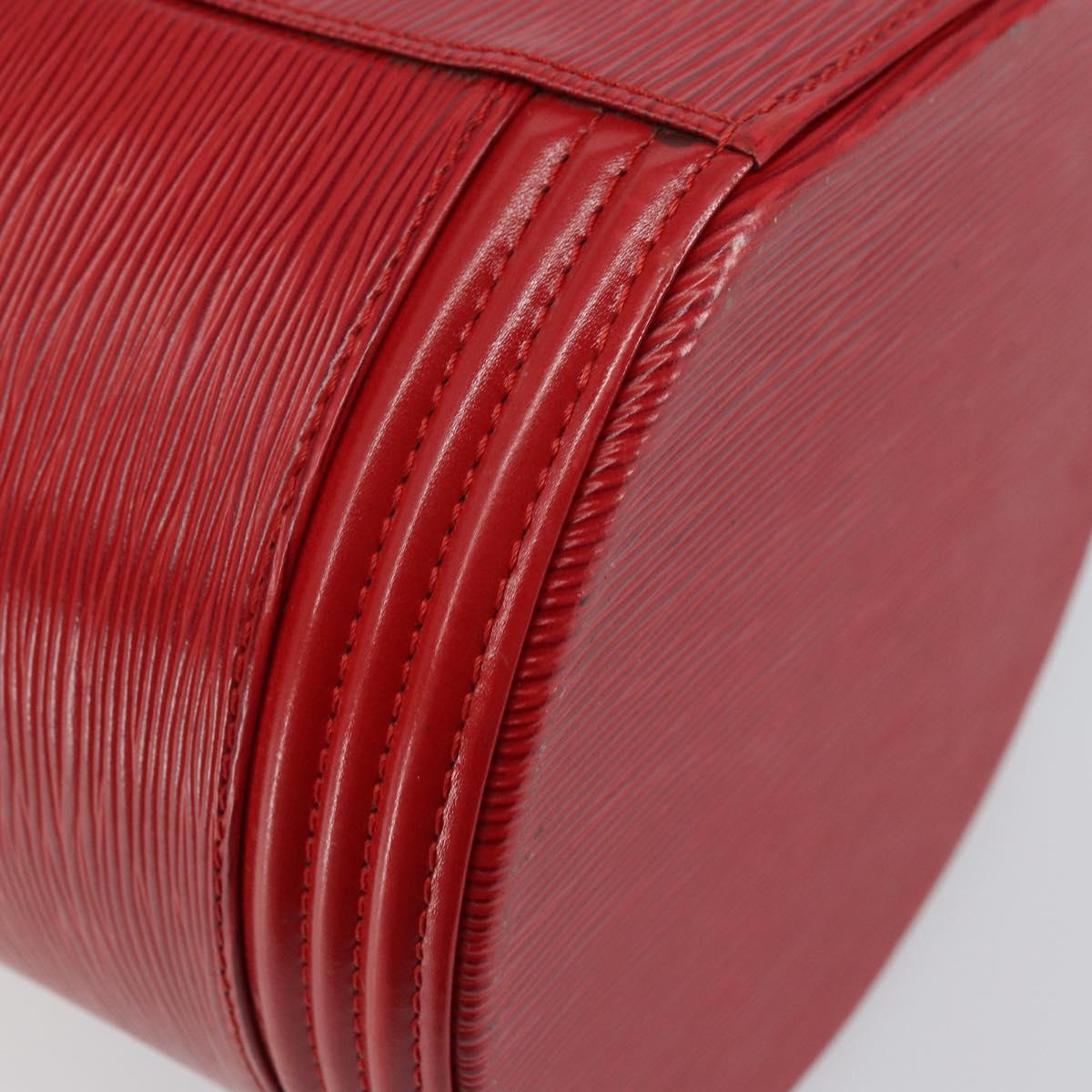 LOUIS VUITTON Epi Cannes Hand Bag Red M48037 LV Auth BA8584