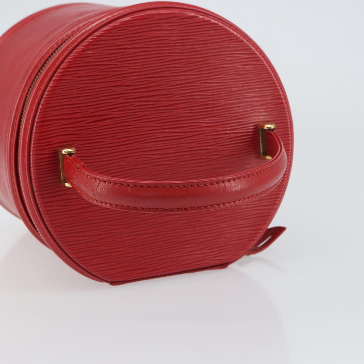 LOUIS VUITTON Epi Cannes Hand Bag Red M48037 LV Auth BA8584