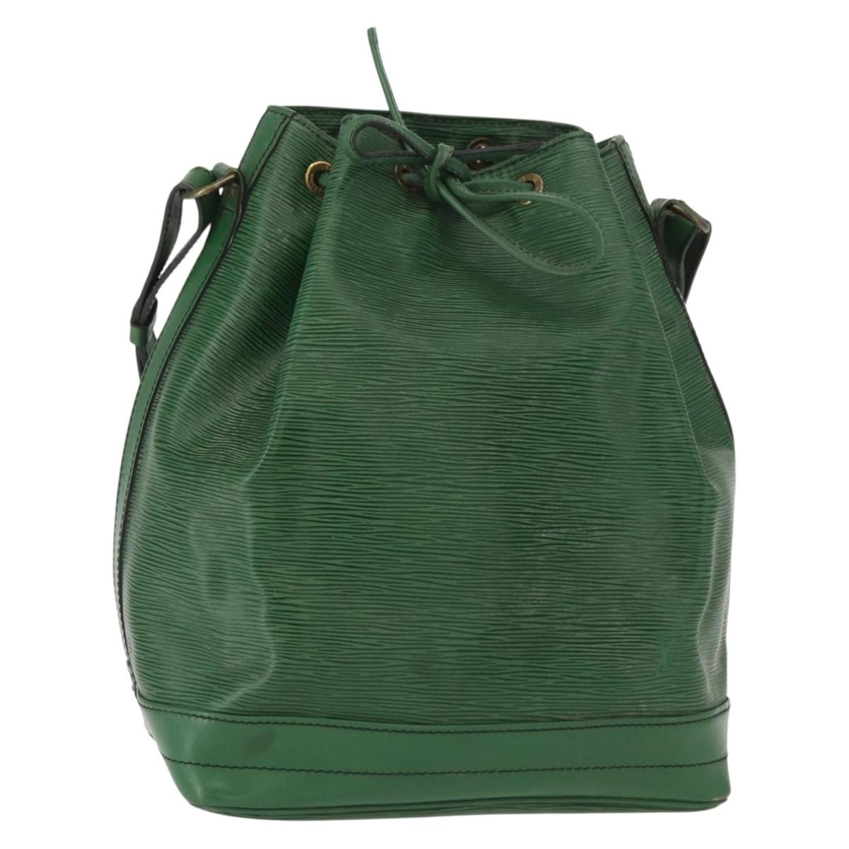 LOUIS VUITTON Epi Noe Shoulder Bag Green M44004 LV Auth BA8588