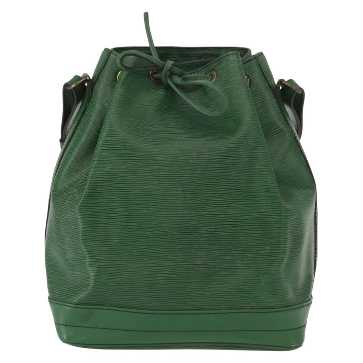 LOUIS VUITTON Epi Noe Shoulder Bag Green M44004 LV Auth BA8588