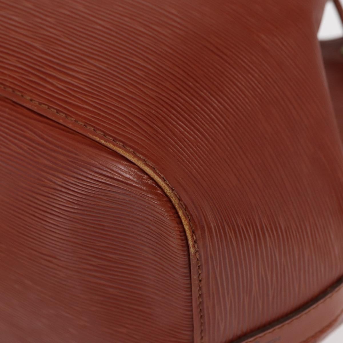 LOUIS VUITTON Epi Petit Noe Shoulder Bag Kenya Brown M44103 LV Auth BA8590