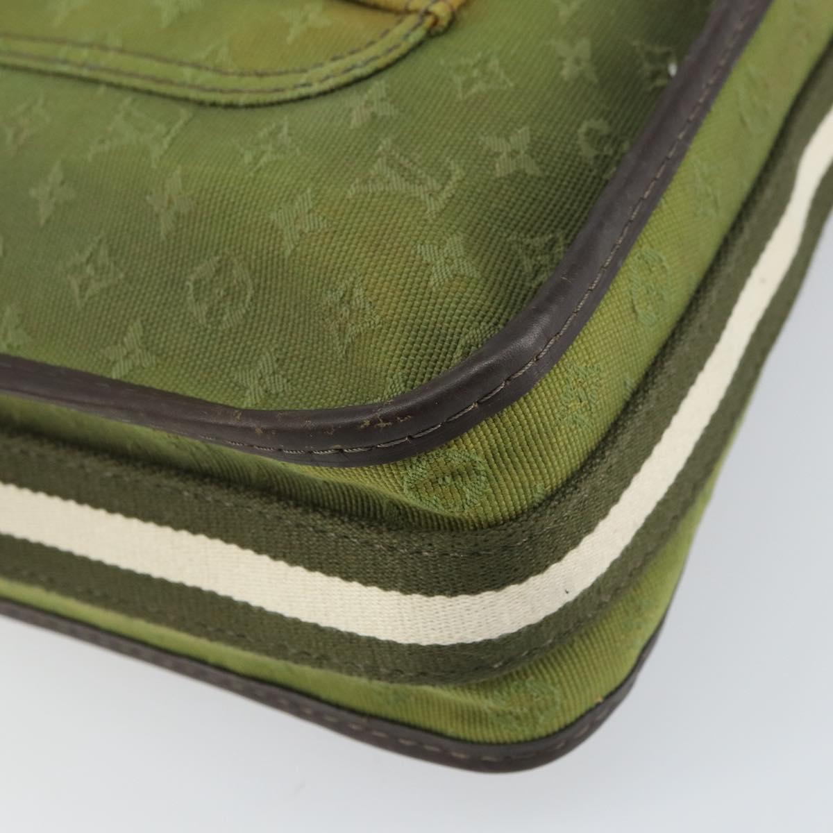 LOUIS VUITTON Monogram Mini Besace Mary Kate Bag TST Khaki M92322 LV Auth BA8594