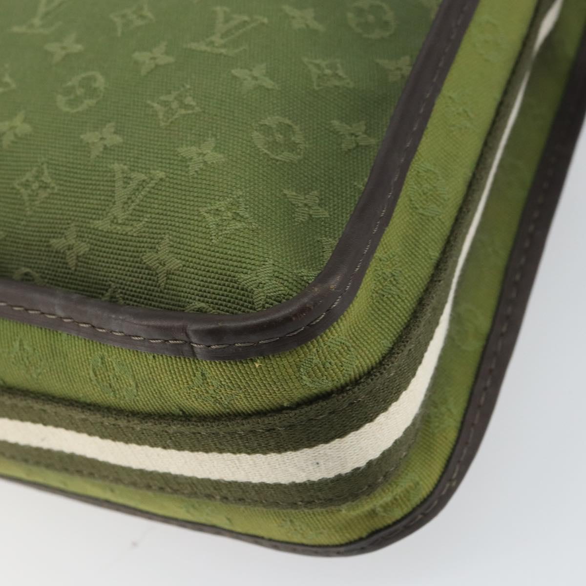 LOUIS VUITTON Monogram Mini Besace Mary Kate Bag TST Khaki M92322 LV Auth BA8594