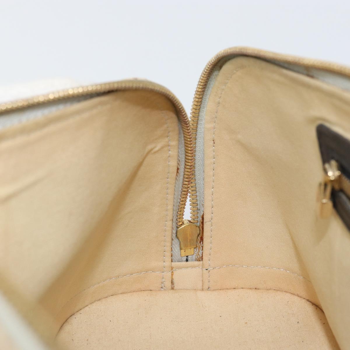 LOUIS VUITTON Monogram Mini Alma Ron Hand Bag Blue M92205 LV Auth BA8595