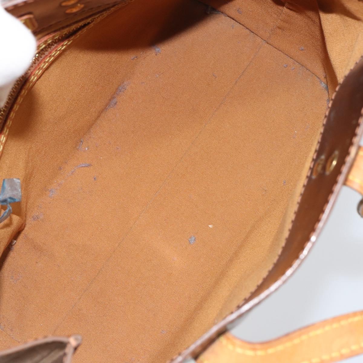 LOUIS VUITTON Monogram Vernis Reade PM Hand Bag Bronze M91146 LV Auth BA8597