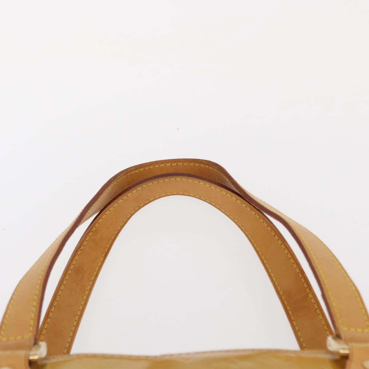 LOUIS VUITTON Monogram Vernis Houston Hand Bag Gris M91053 LV Auth BA8599