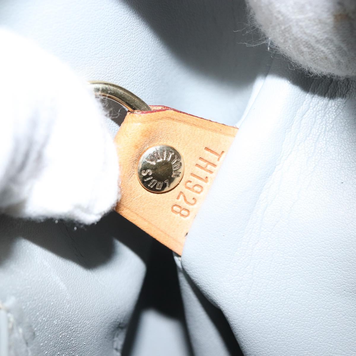 LOUIS VUITTON Monogram Vernis Houston Hand Bag Gris M91053 LV Auth BA8600