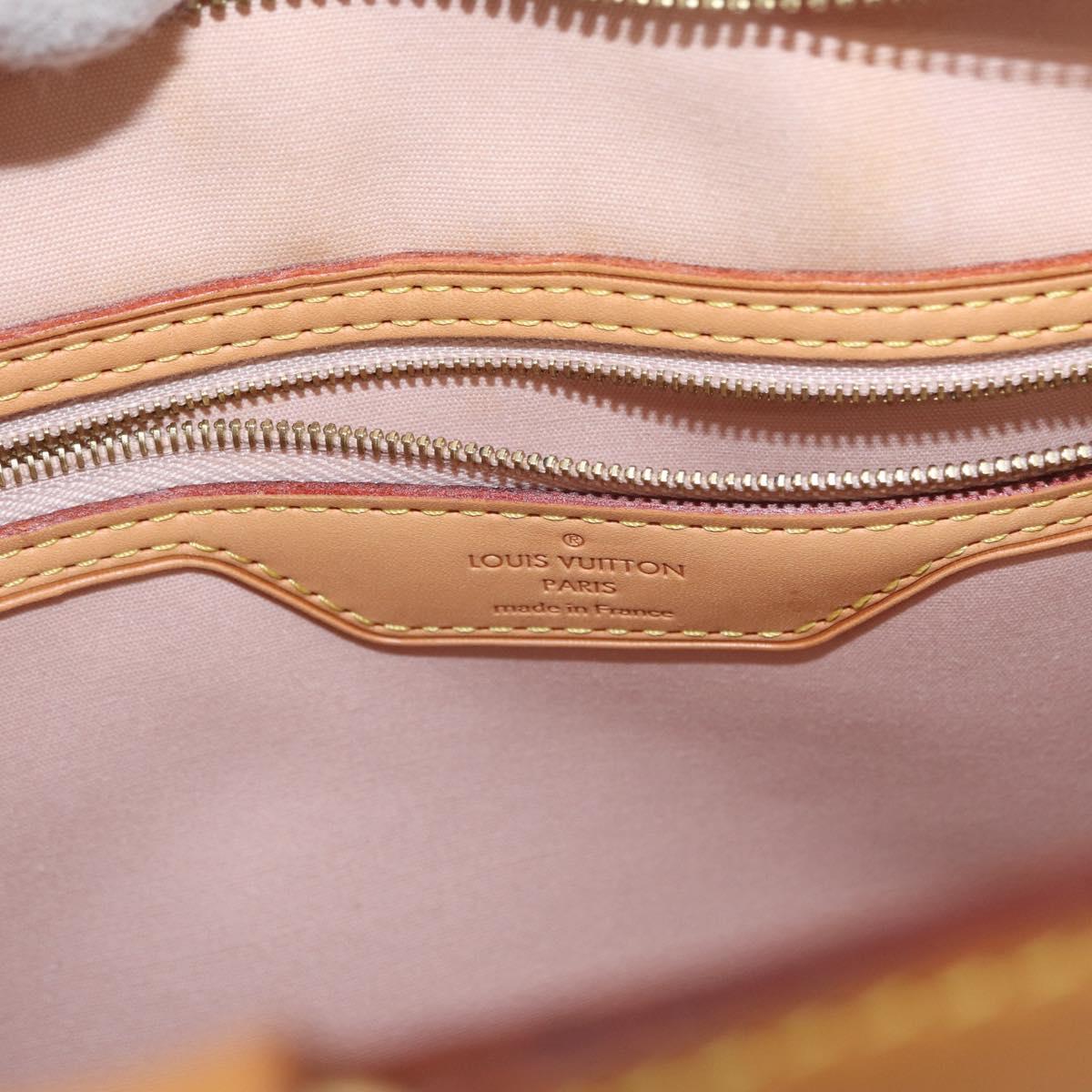 LOUIS VUITTON Vernis Blair MM Hand Bag 2way Rose Angelique M90068 LV Auth BA8604